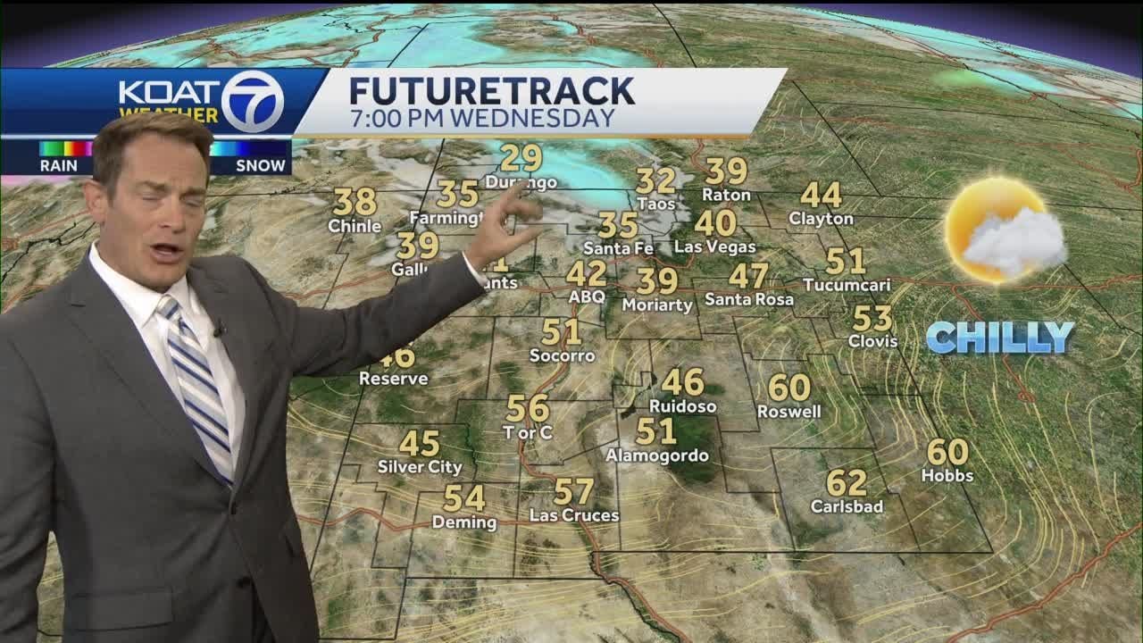 Another winter storm takes aim for New Mexico - YouTube