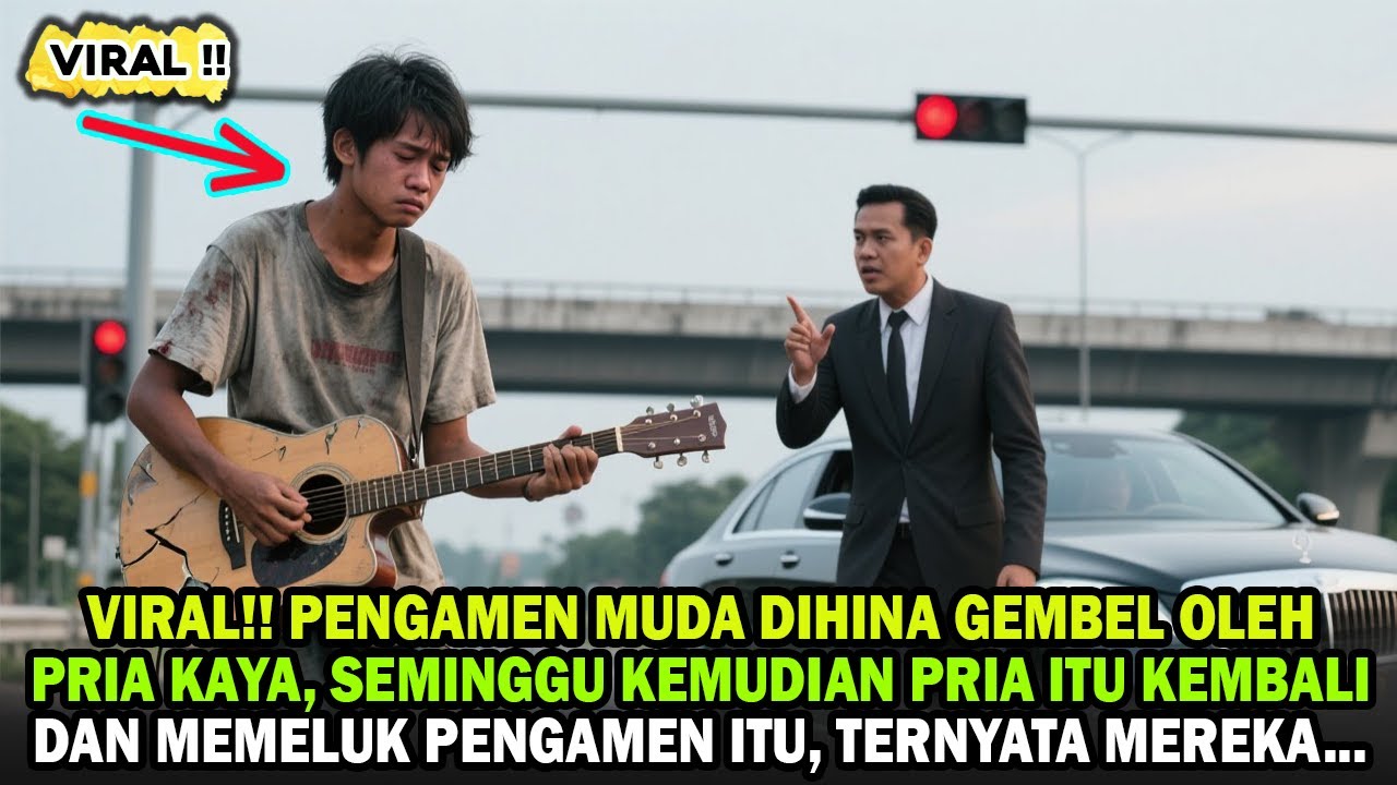 VIRAL!! AWALNYA PENGAMEN MUDA DIHINA GEMBEL, SEMINGGU KEMUDIAN PRIA KAYA ITU BERBALIK ARAH KRN INI