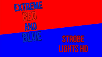 [1 Hour] EXTREME FAST RED AND BLUE STROBE LIGHT [SEIZURE WARNING]