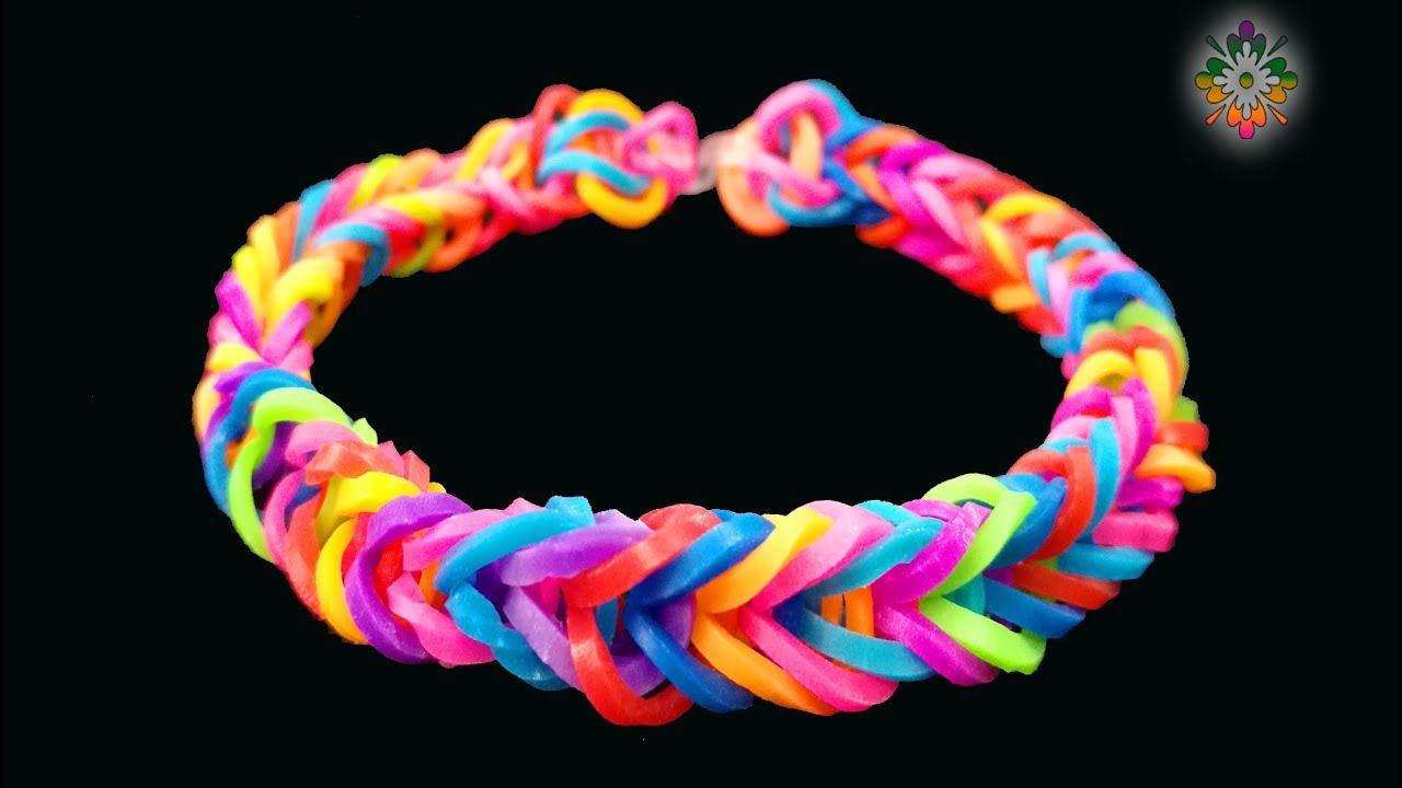 Rainbow Loom! DIY 5 Easy Rainbow Loom Bracelets without a Loom (DIY Loom  Bands) 