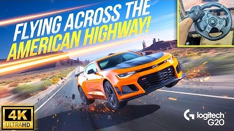 Camaro ZL1 & The American Highway - NFS The Run | Steering Wheel Ep2