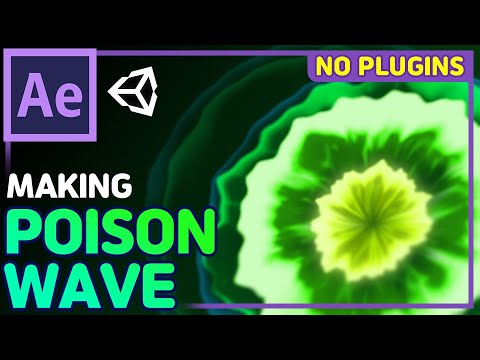 Game VFX Tutorial - Poison Wave with AfterEffects [For Unity / No Plugins / Eng&Kor Sub]