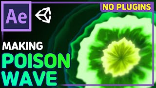 Game VFX Tutorial - Poison Wave with AfterEffects [For Unity / No Plugins / Eng&Kor Sub]