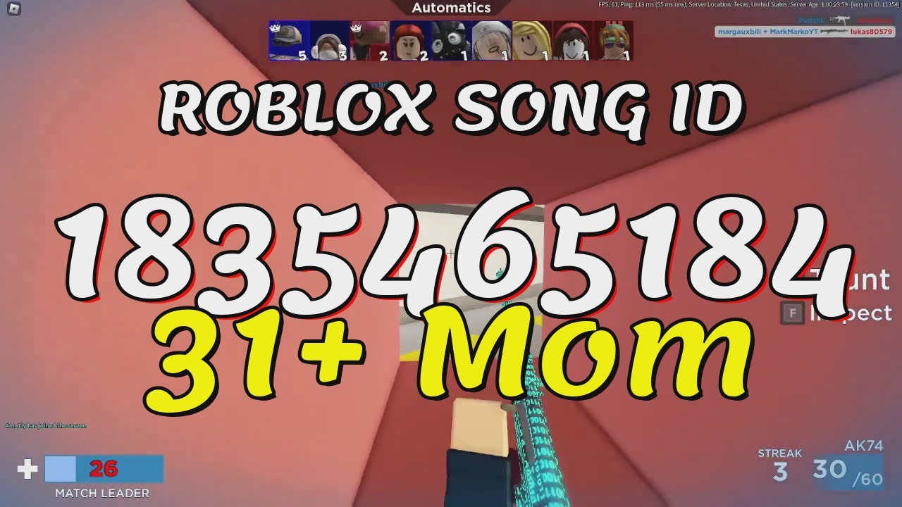 31 Mom Roblox Song IDs Codes YouTube 