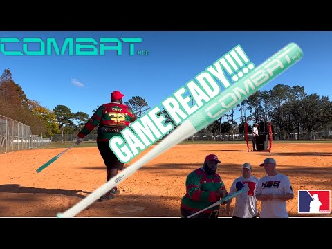 Batte De Softball Combat Spec XR-1 Mint Militia – 34" 26oz – SSUSA Senior Slowpitch 2025