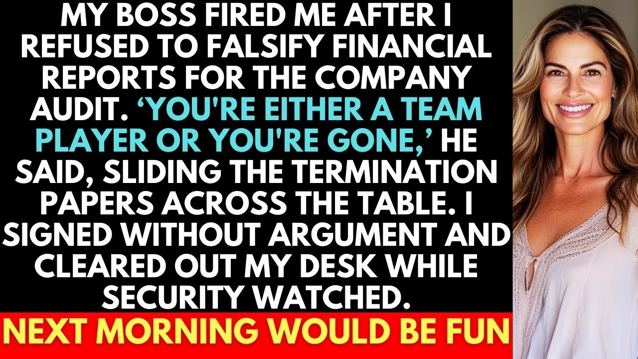 My Boss Fired Me For Refusing To Commit Financial Fraud After 12 Years ...
