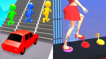 Shape shifting VS ASMR Tippy Toe - All Level Gameplay Android,iOS - BIG NEW APK UPDATE