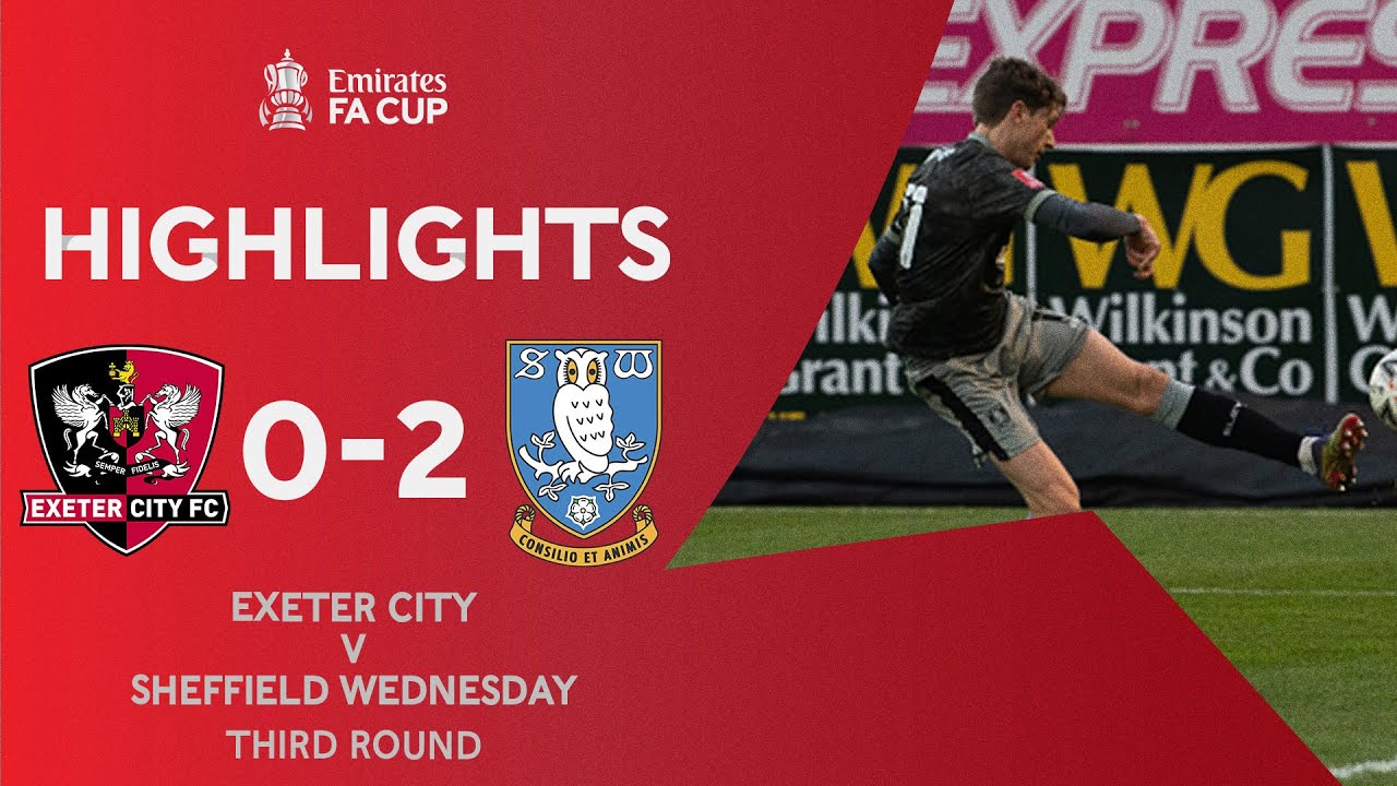 Reach Scores Wonderful Goal! Exeter City 02 Sheffield Wednesday