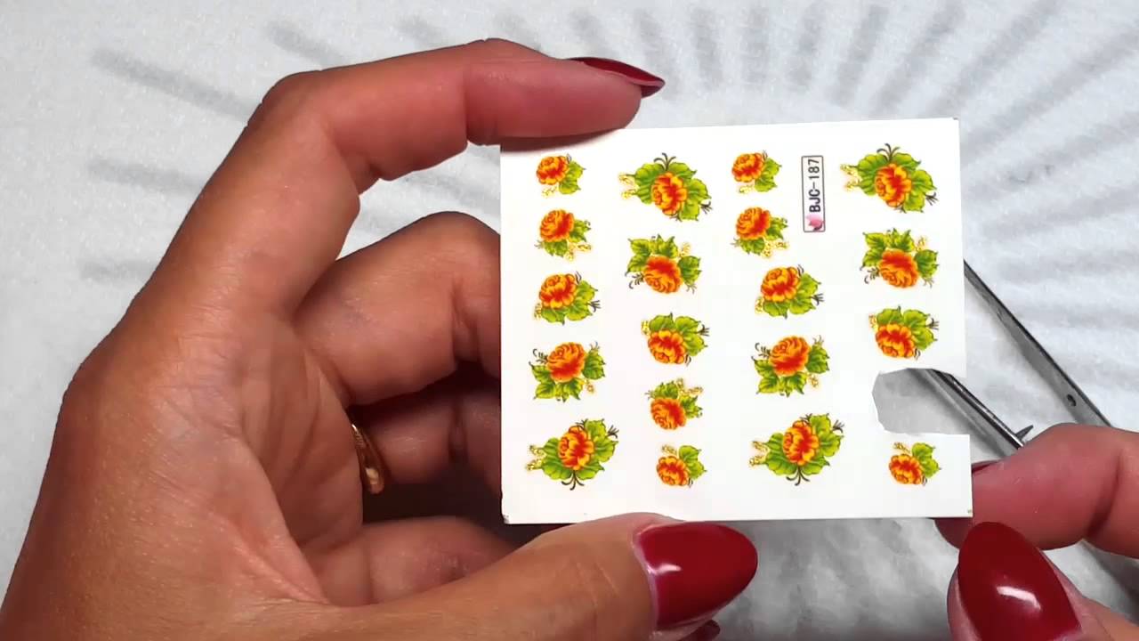 applicazione water decals