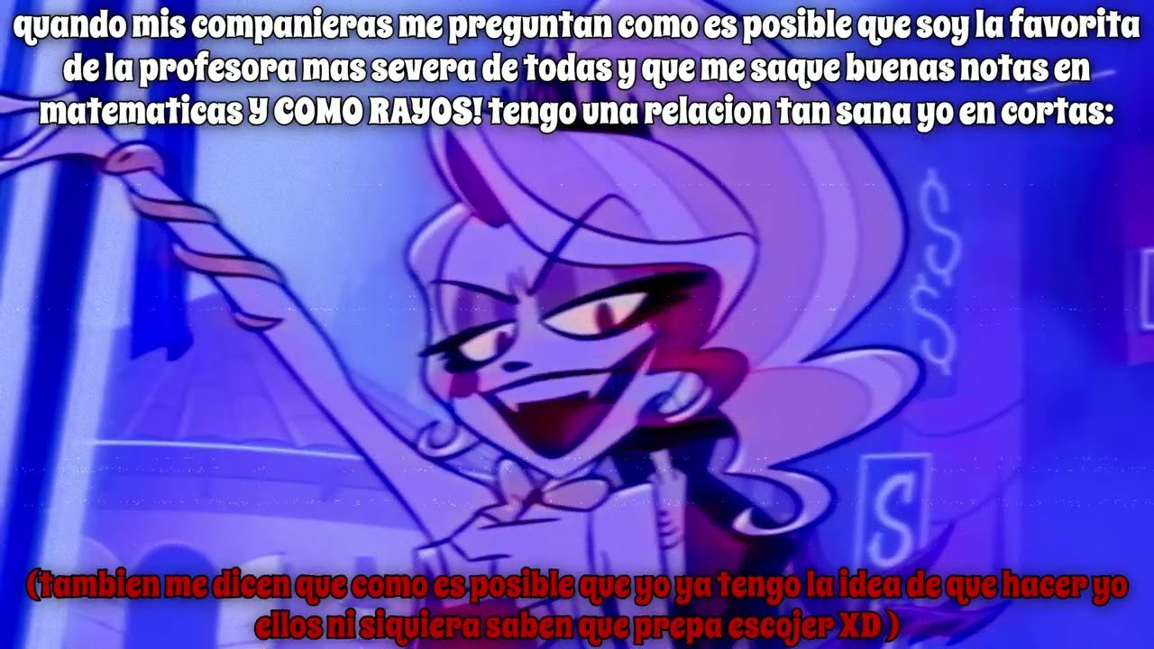 lo de la prfesora me quiere muchio porque ella es la profe de arte y yo soy muy buena en arte XD