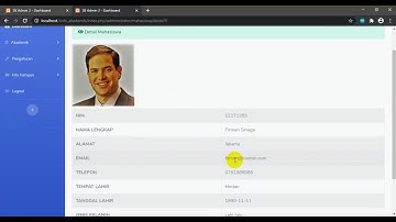 Demo Aplikasi - Sistem Informasi Akademik (FREE source code)
