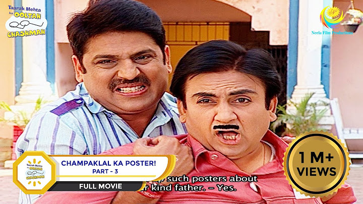 Champaklal Ka Poster?! | FULL MOVIE | PART 3 | Taarak Mehta Ka Ooltah Chashmah - Ep 773 to 775