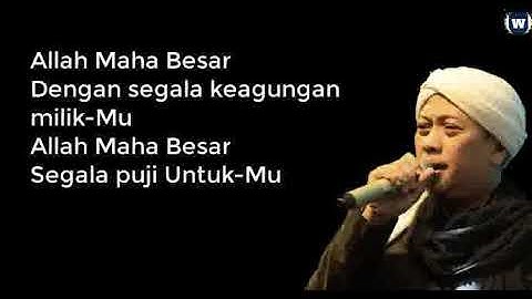 Allah Maha Besar - Opick Video Lirik