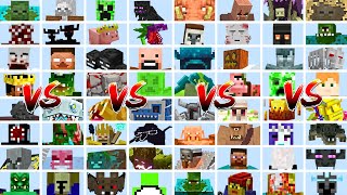 EVERY MOB IN MINECRAFT TOURNAMENT | Minecraft Mob Battle