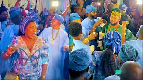 Check Out Akin Olaiya's Millionaire Dress, As Faithia Balogun  Dance With Him On His Birthday.
