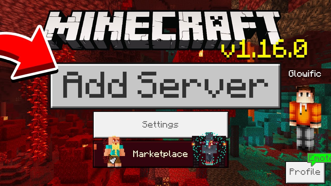 How To Join Multiplayer Servers In Minecraft 1 16 0 Pocket Edition Xbox Ps4 Switch Pc Youtube