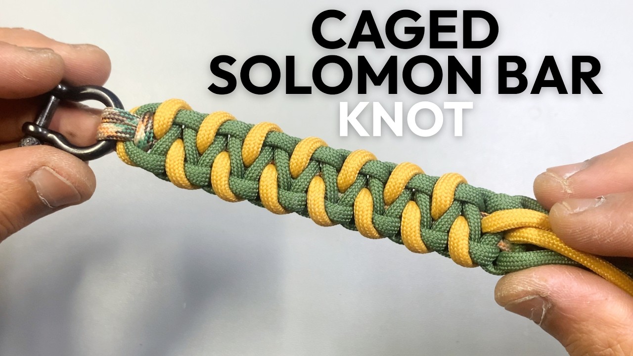 How to Tie a Modified Caged Solomon Bar Knot