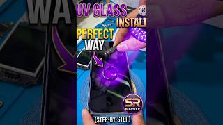 UV GLASS INSTAL।uv glass kaise lagaye।uv glass bubble kaise nikale। how to remove bubble in uv glass