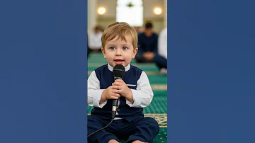 الله اكبر الله اكبر الله اكبر ولله الحمد الله اكبر كبيرا تكبيرات العيد طفل صغير في الحرم 