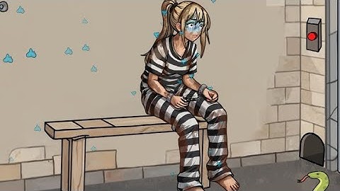 Frustrating Puzzle level 18 help her escape prison Walkthrough Solution