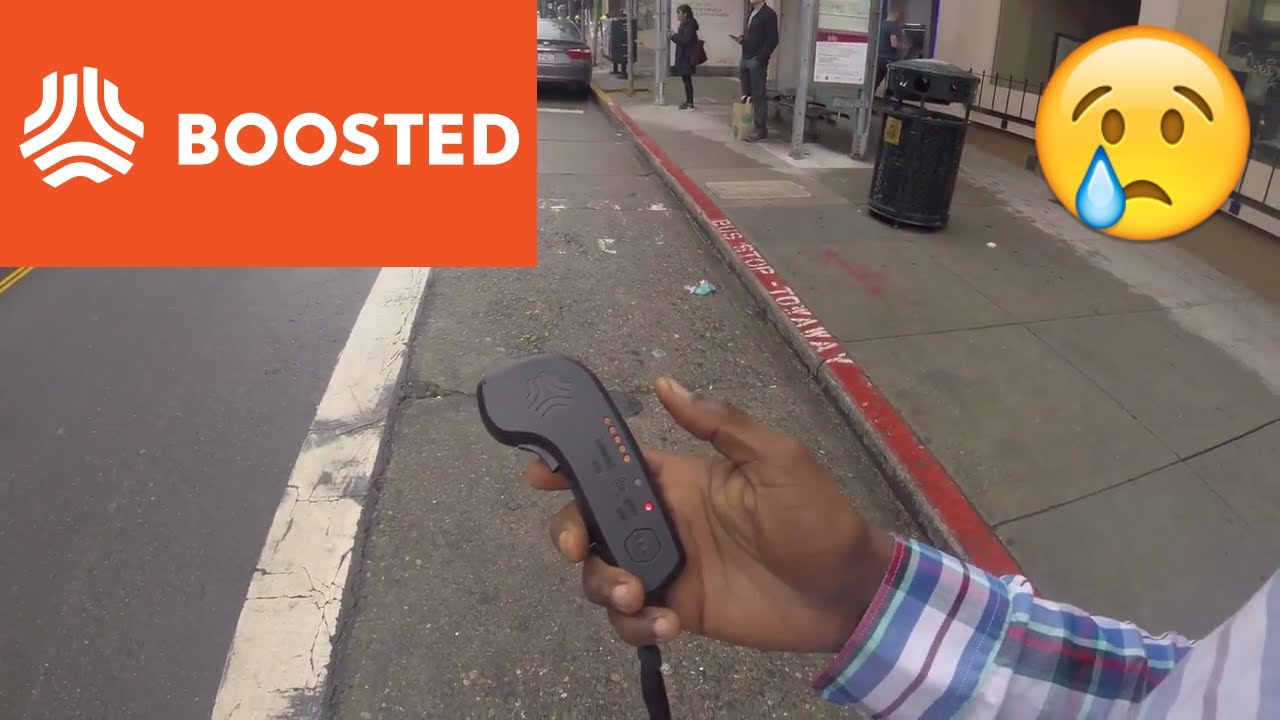 That moment when your Boosted Board Remote dies YouTube