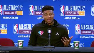 Giannis Antetokounmpo NBA All-Star Game 2022 Press Conference | 2.20.22