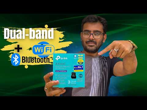 Best WIFI Adapter For PC🔥 Wi Fi Dual Band 6 + Bluetooth USB Adapter TP Link Archer TX10UB Nano AX900