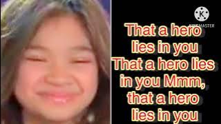 Hero By Angelica Hale Lyrics