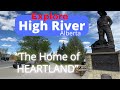 High river alberta canada  exploring the town known as the home of heartland