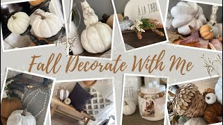 FALL DECORATE WITH ME\/COZY NEUTRAL FALL DECOR