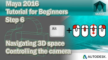 #6 How to move around a scene in Maya 2016