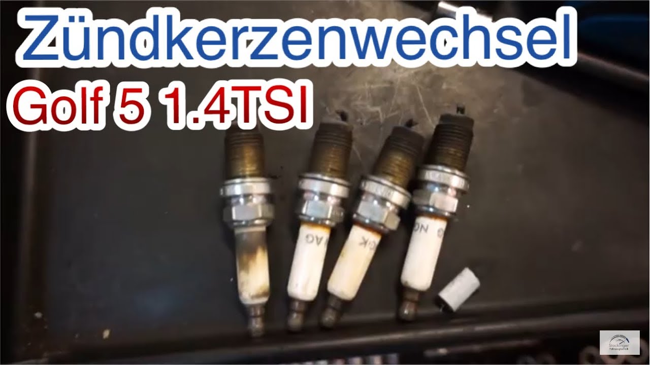 VW Golf 5 1,6 TSI 140PS Zündkerzenwechsel YouTube