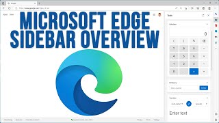 microsoft edge sidebar overview and usage