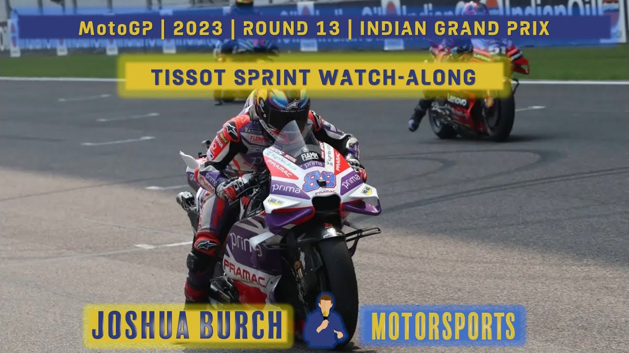 🔴 MotoGP 2023 Round 13 #IndianGP Tissot Sprint Watch-Along