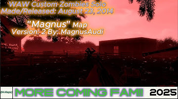 WAW Custom Zombies Solo▐ "Magnus" Map Completed