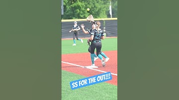 🌟 Shortstop steelt de show! 🌟#FYP #shorts #softbal