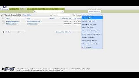 How to Search and Filter Contacts in CRMLS Matrix