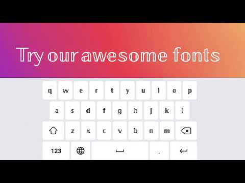 Fonts: lettertype Toetsenbord en emoji's