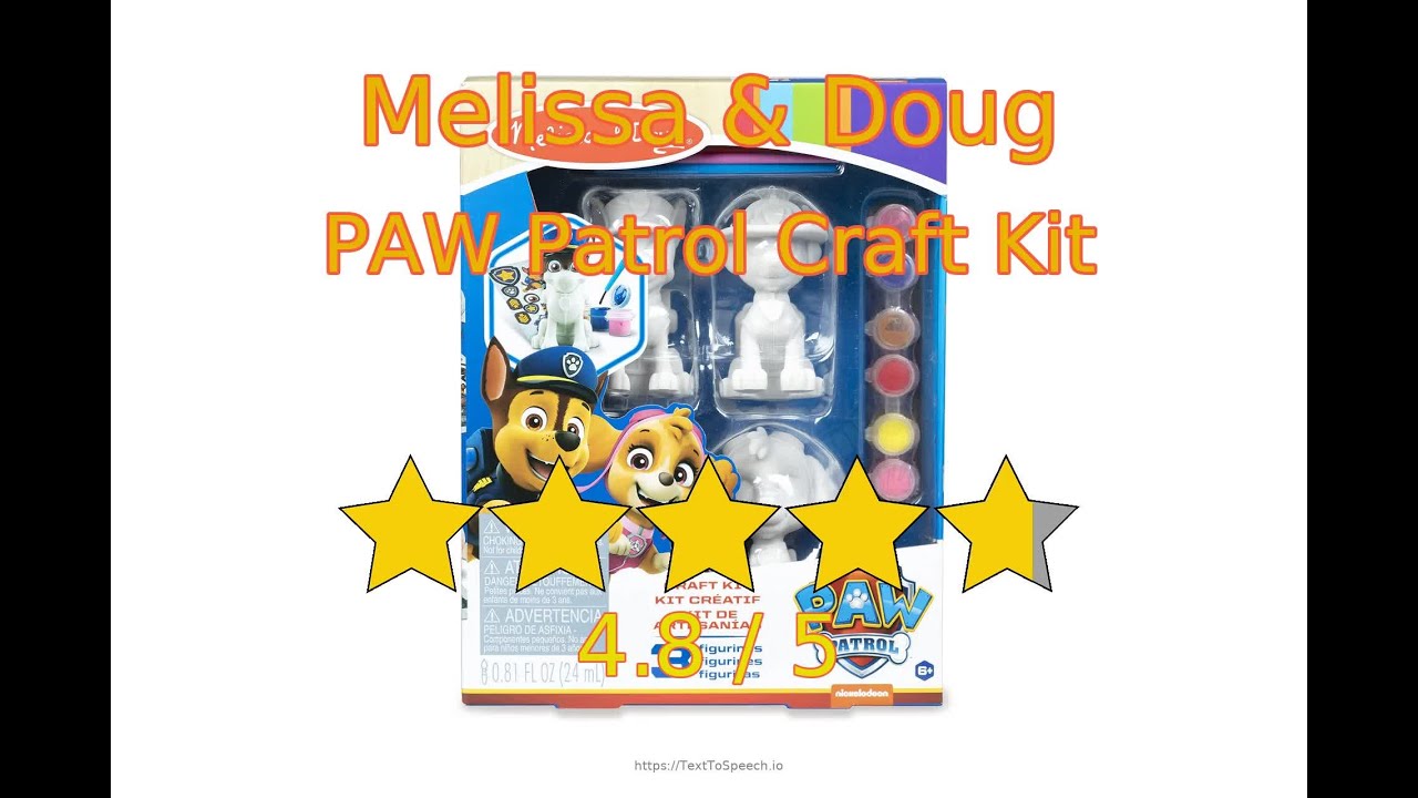 PAW Patrol - Craft Kit- Pup Figurines