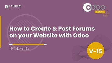 How to Create and Post Forums on your Website with Odoo | Odoo 15 Functional Videos