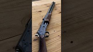 Close Up Of The M1884 Pedersoli Lightning Pump Action Rifle In .357 Magnum