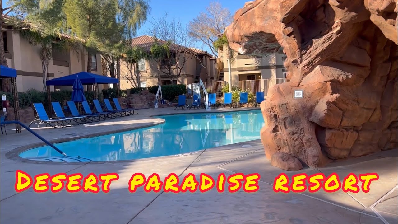 Desert Paradise Resort In Las Vegas Nevada Desert paradise resort, standard suite 2 bedrooms - YouTube