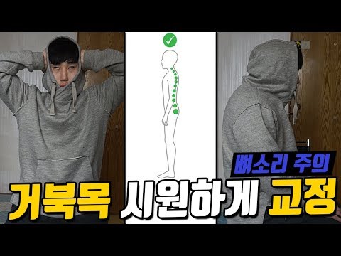 거북목 완벽 교정 스트레칭 BEST3 (ft.일자목 <strong>ㅃㅃ</strong>)