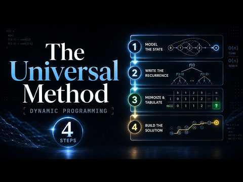 Dynamic Programming Made Simple: The Universal 4-Step Method