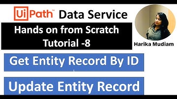 How to use Get Entity Record by ID and Update Record entity in Data Service - Tutorial 8