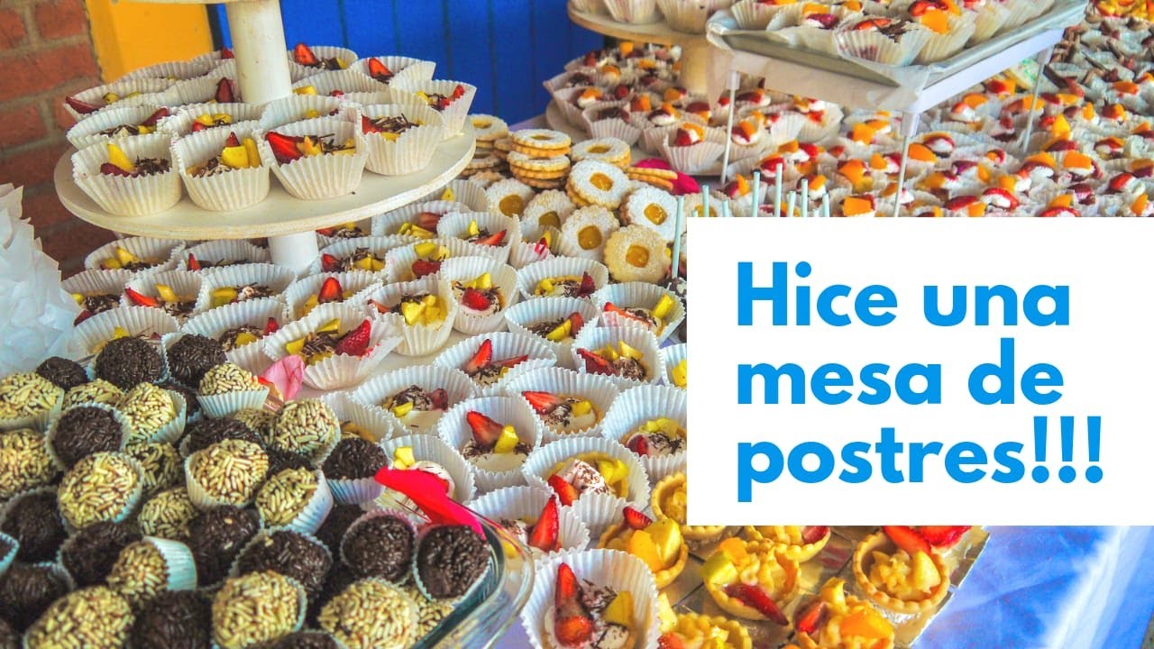 как оформить сладкий стол