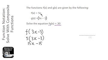 Function Notation: Solve With Composite Functions (Grade 7) - OnMaths GCSE Maths Revision