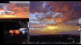 How to Paint a Sunset or Sunrise