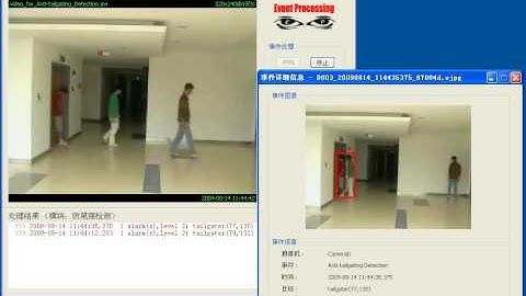 Video Surveillance: Anti-tailgating Detection