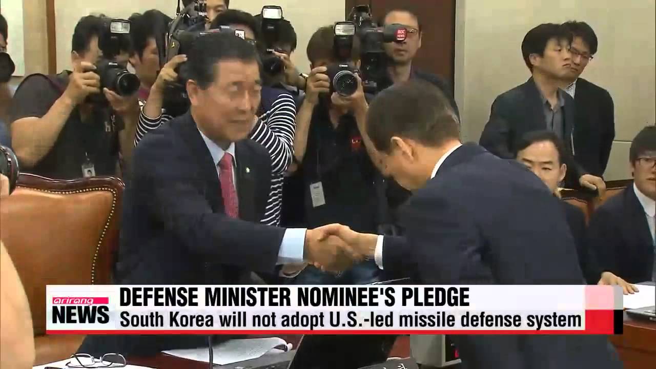 S. Korea will not adopt U.S.-led missile defense system: Defense minister nominee